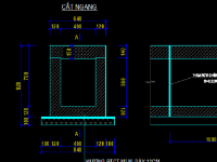 Mương đổ trực tiếp B=0.4m